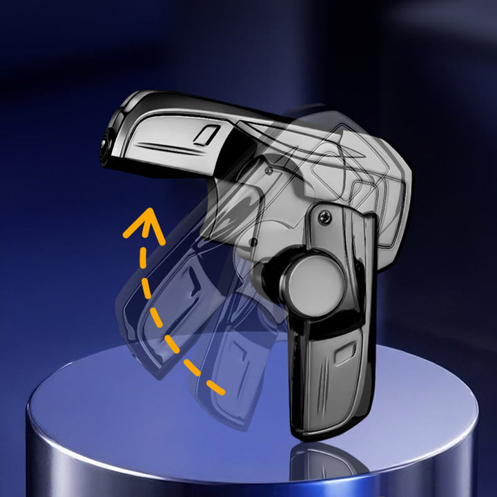 Briquet à butane rechargeable pliable en forme de voiture de course - image 2