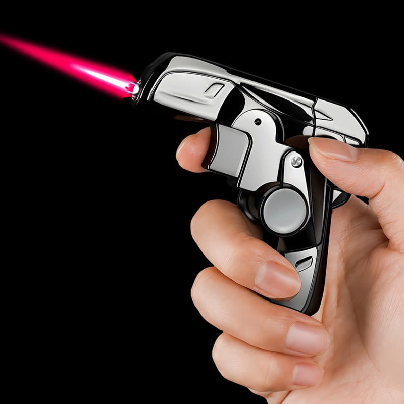 Briquet à butane rechargeable pliable en forme de voiture de course - image 3