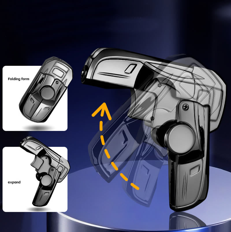 Briquet à butane rechargeable pliable en forme de voiture de course - image 4