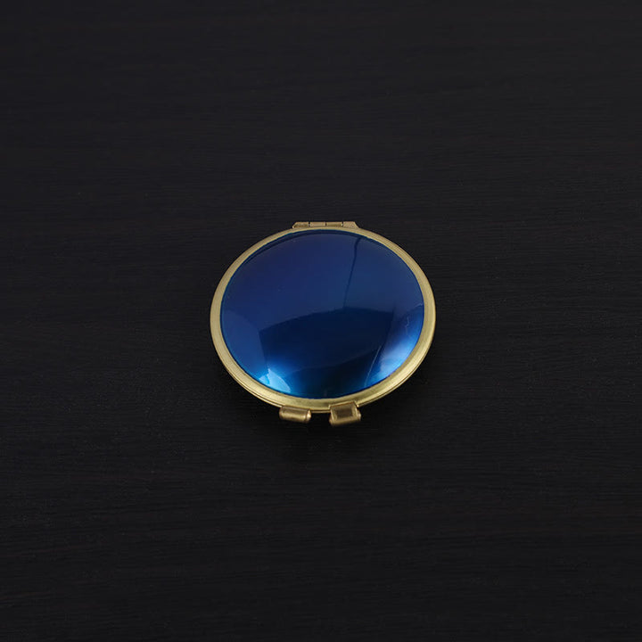 Briquet à pétrole rechargeable Creative Ladies Powder Box - Bleu - image 7