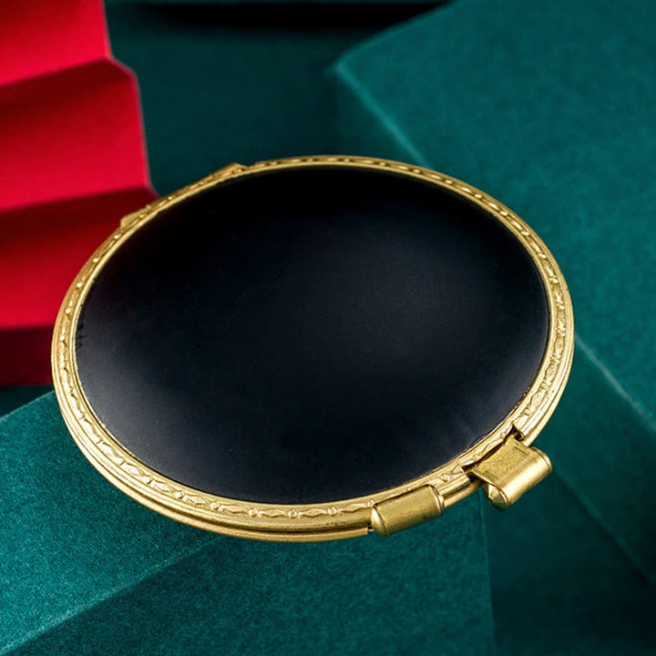 Briquet à pétrole rechargeable Creative Ladies Powder Box - Noir - image 2