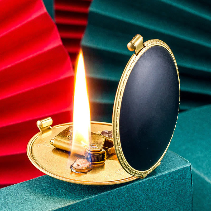 Briquet à pétrole rechargeable Creative Ladies Powder Box - image 1