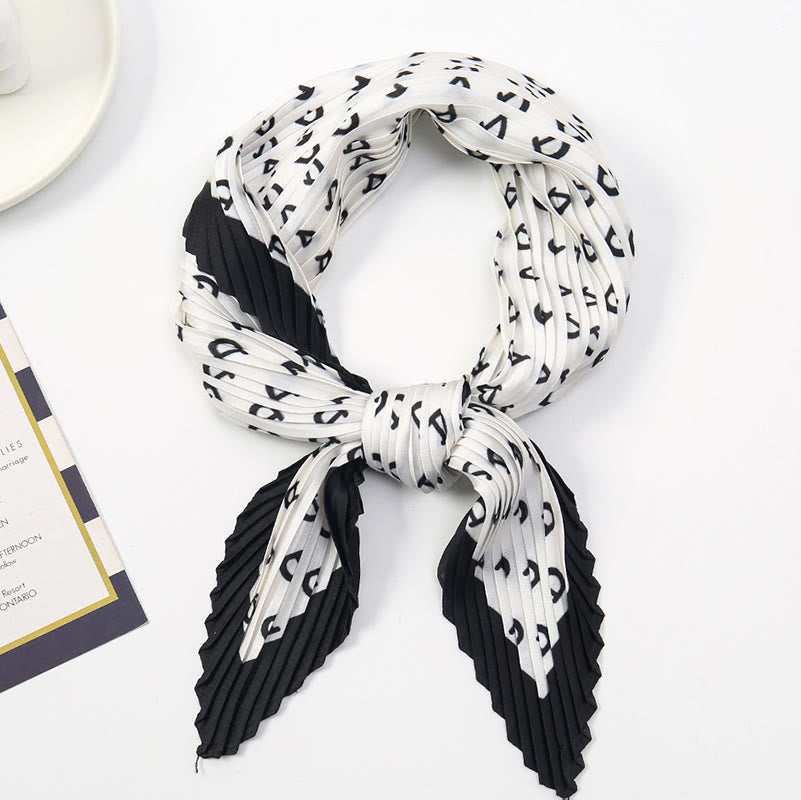 Écharpe légère et fluide à plis pour femme, motif artistique, idéale en toute saison - Style n° 4 - image 5