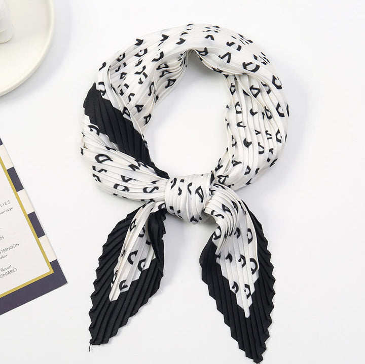 Écharpe légère et fluide à plis pour femme, motif artistique, idéale en toute saison - Style n° 4 - image 5