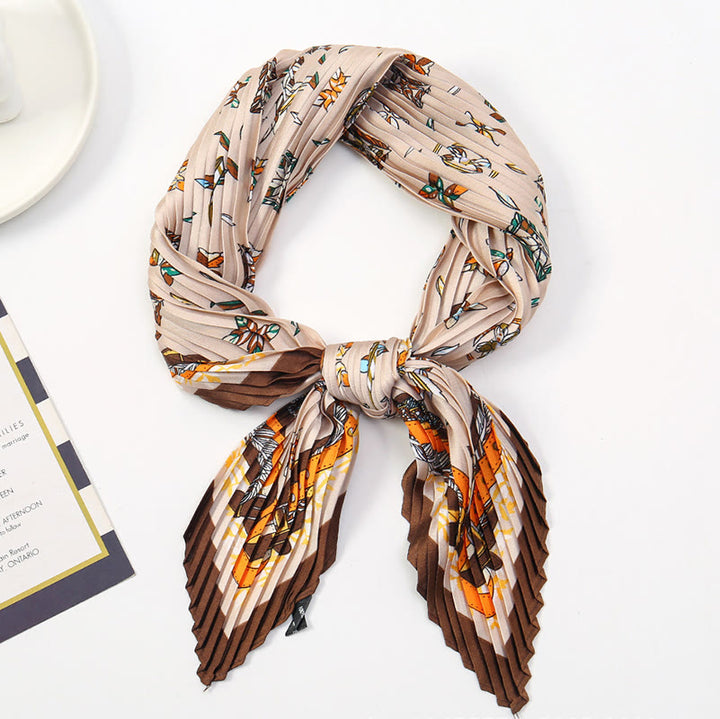 Écharpe légère et fluide à plis pour femme, motif artistique, idéale en toute saison - Style n° 6 - image 7