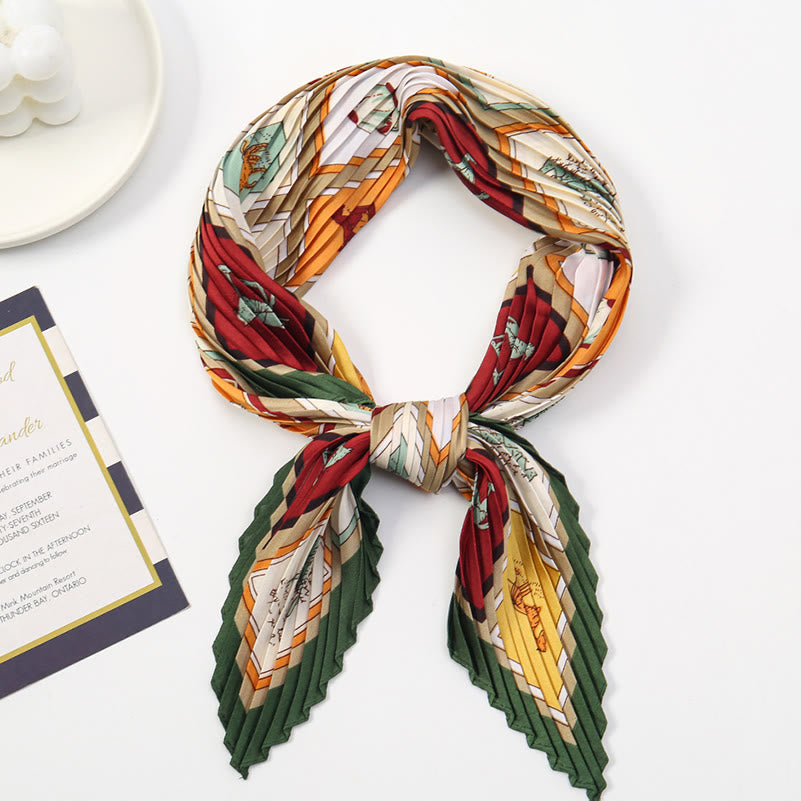 Écharpe légère et fluide à plis pour femme, motif artistique, idéale en toute saison - Style n° 12 - image 13