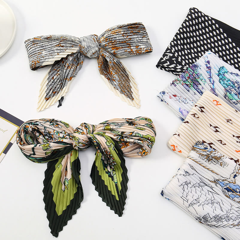 Écharpe légère et fluide à plis pour femme, motif artistique, idéale en toute saison - image 24