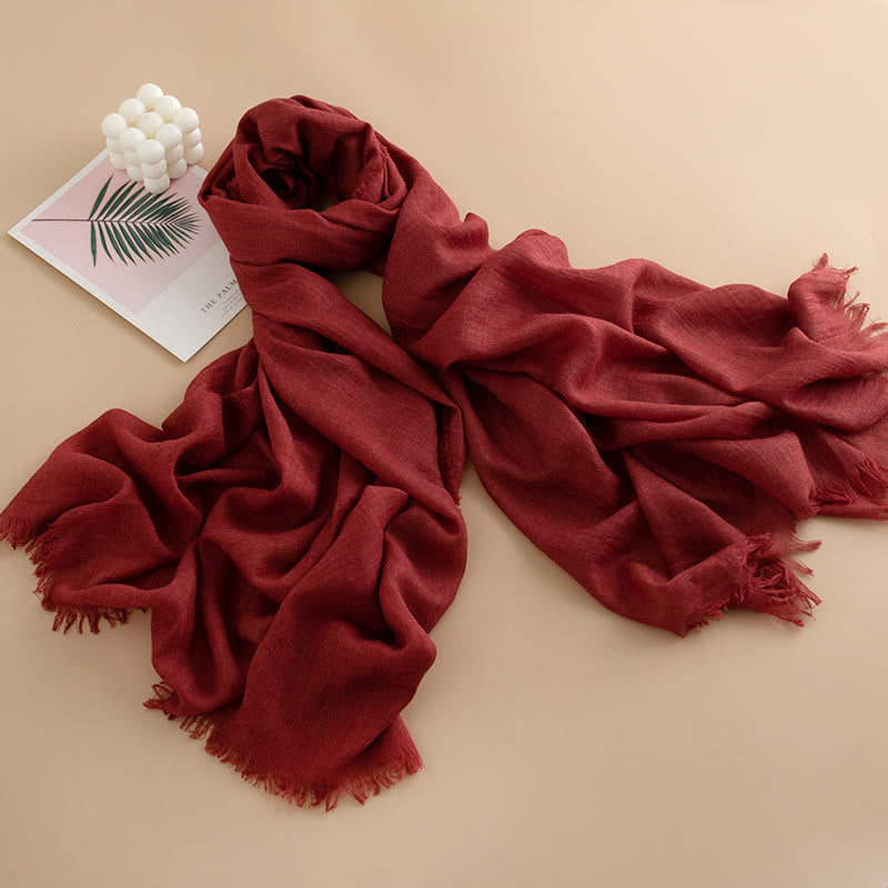 Écharpe à franges multicolore, douce comme un nuage, légère, respirante et polyvalente pour femme - image 22