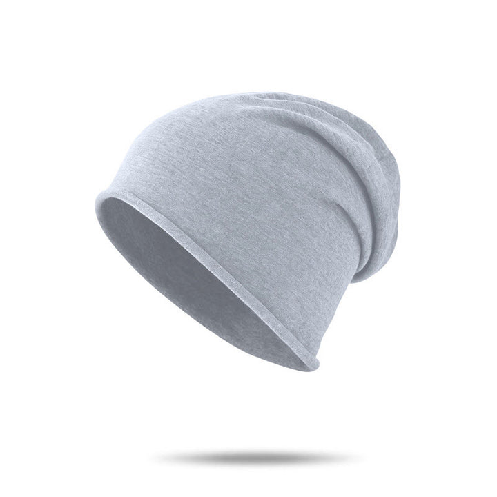 Bonnet d'hiver chaud et confortable en maille multicolore douce pour femme - Gris clair - M (22 1/2"-22 7/8") - image 4