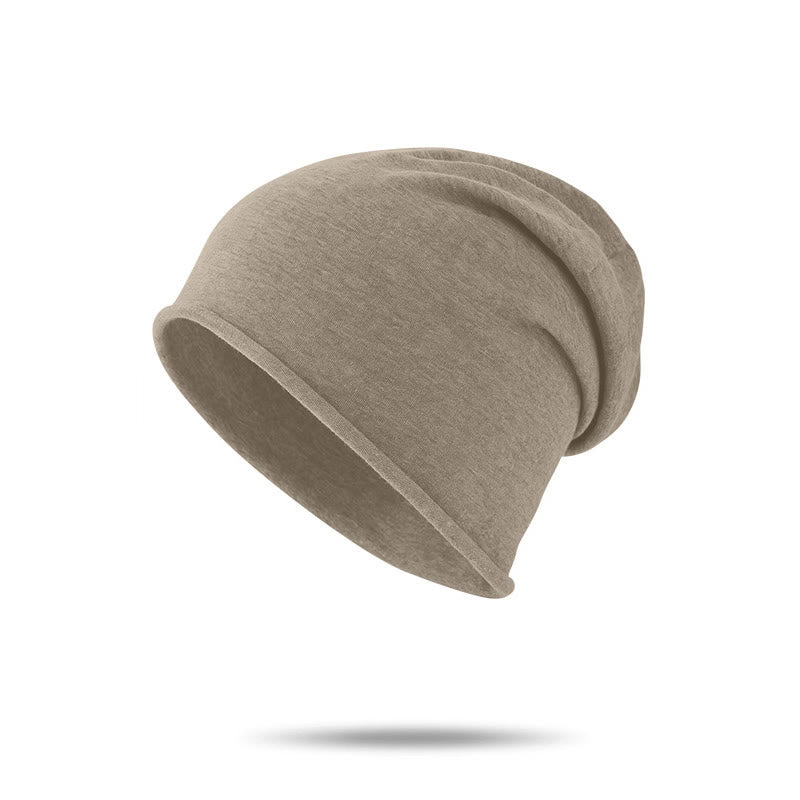 Bonnet d'hiver chaud et confortable en maille multicolore douce pour femme - Café - M (22 1/2"-22 7/8") - image 1