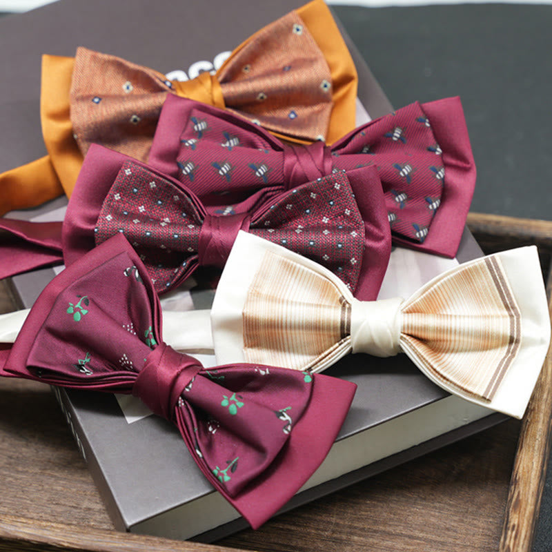 Nœud papillon de cérémonie haut de gamme pour homme, raffiné, polyvalent et à motifs variés. - image 0