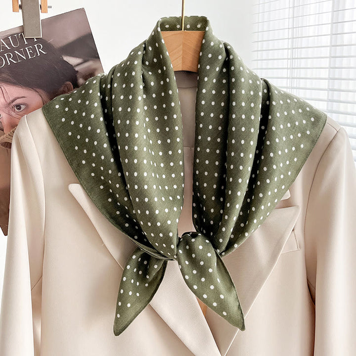 Écharpe carrée fine imprimée et multi-styles pour femme - Style n° 31 - image 30