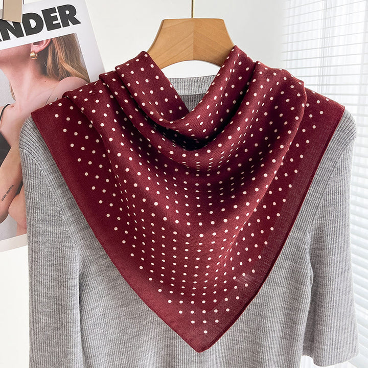 Écharpe carrée fine imprimée et multi-styles pour femme - Style n° 30 - image 29