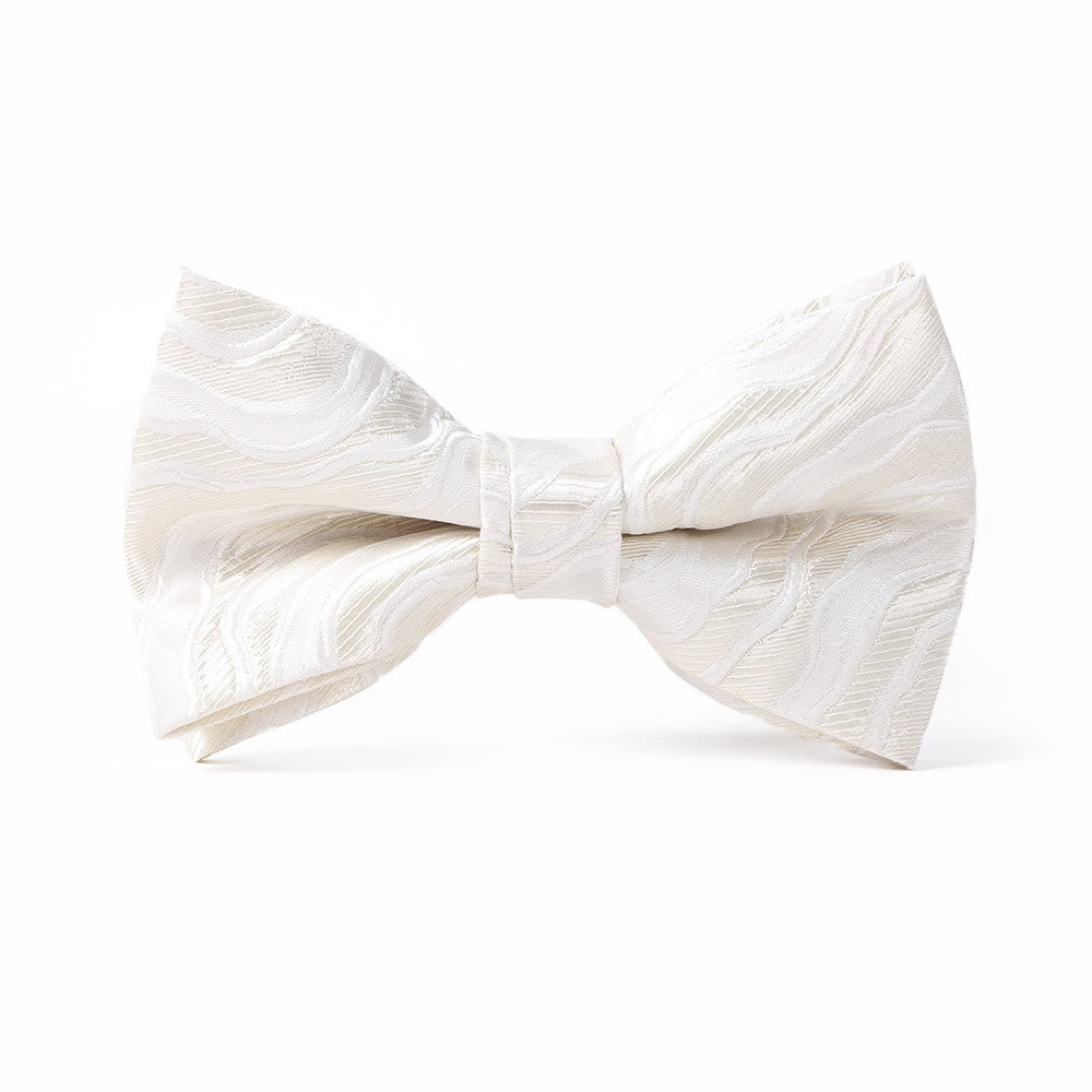 Cravate, nœud papillon et pochette de costume imprimés élégants pour homme - Noeud papillon - Style n° 1 - image 1