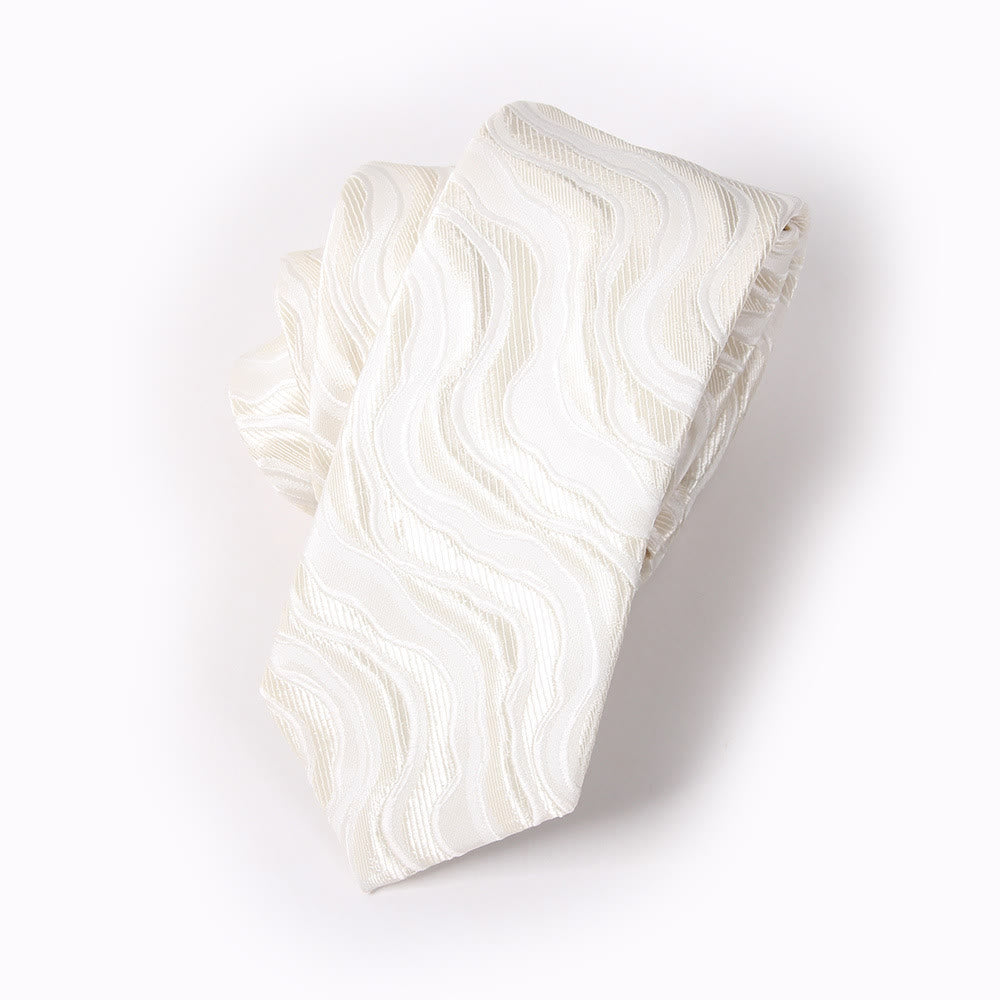 Cravate, nœud papillon et pochette de costume imprimés élégants pour homme - Cravate - Style n° 1 - image 4