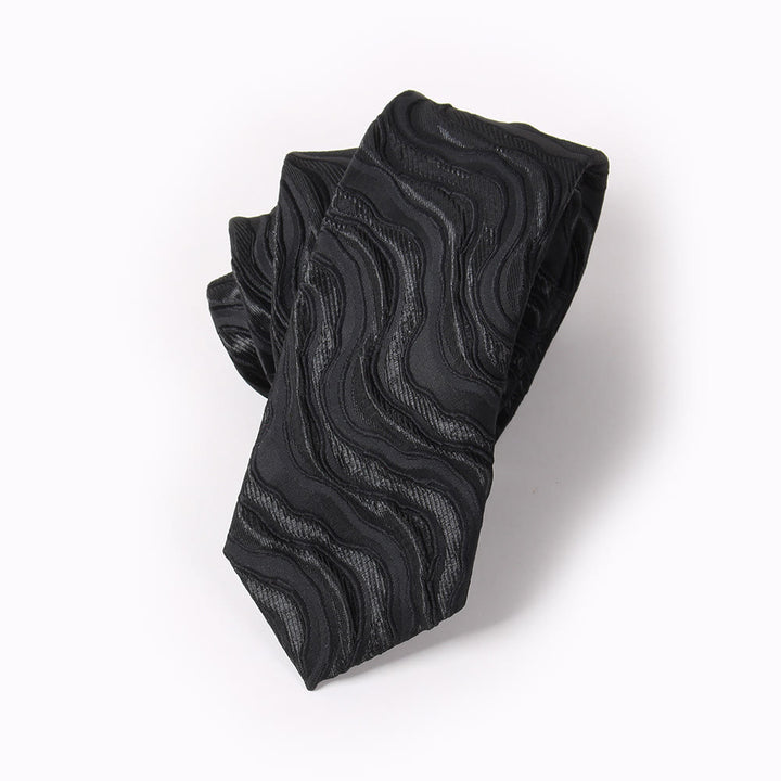 Cravate, nœud papillon et pochette de costume imprimés élégants pour homme - Cravate - Style n° 3 - image 6