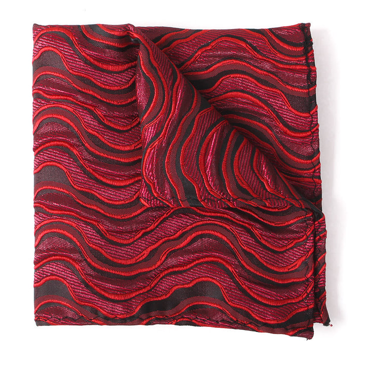 Cravate, nœud papillon et pochette de costume imprimés élégants pour homme - carré de poche - Style n° 5 - image 17