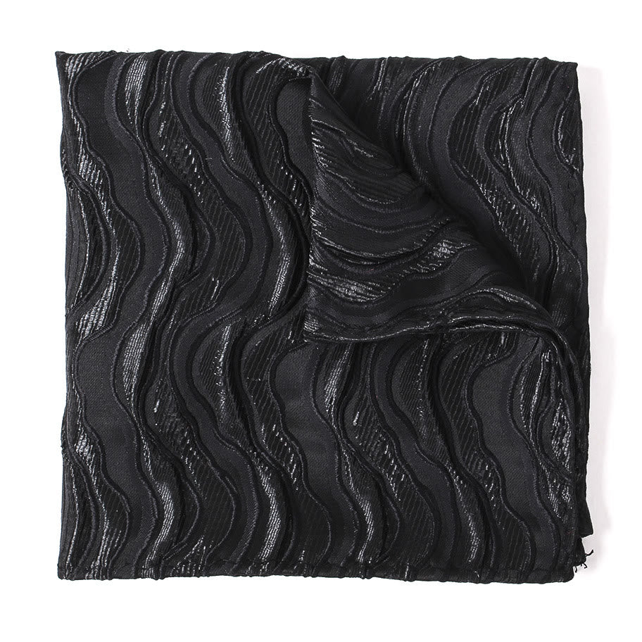 Cravate, nœud papillon et pochette de costume imprimés élégants pour homme - carré de poche - Style n° 3 - image 15