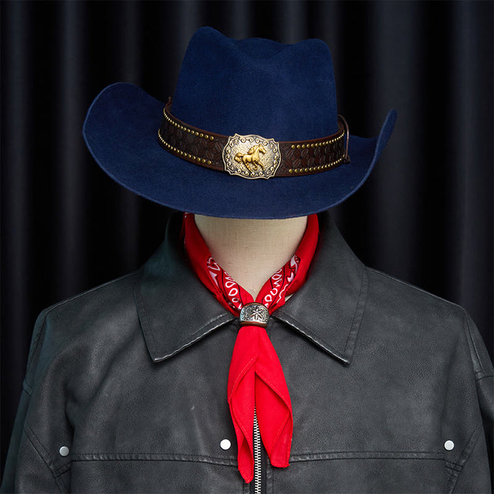 Pochette de costume imprimée hexagramme à bouton rond et noix de cajou - image 7