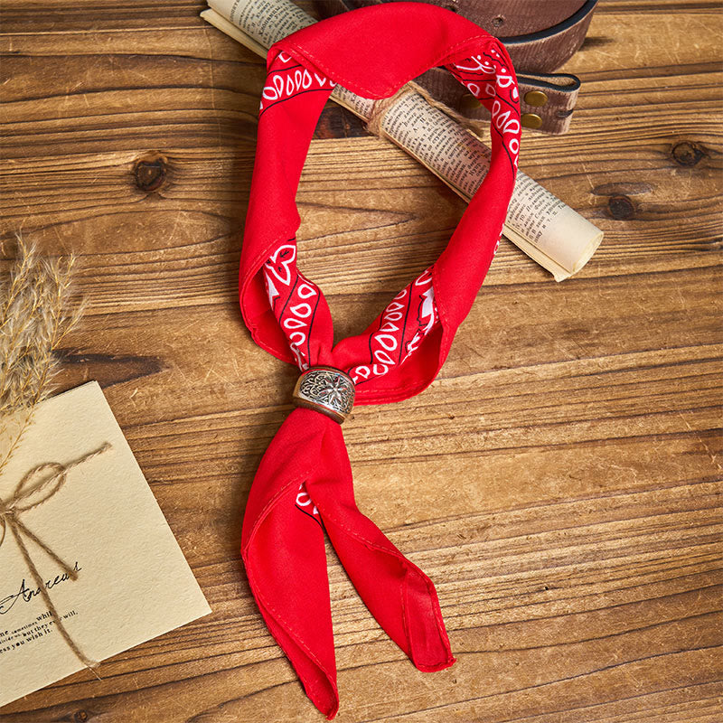 Pochette de costume imprimée hexagramme à bouton rond et noix de cajou - image 9