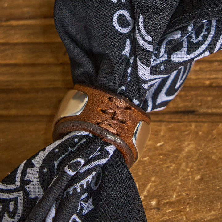 Pochette de costume imprimée hexagramme à bouton rond et noix de cajou - image 17