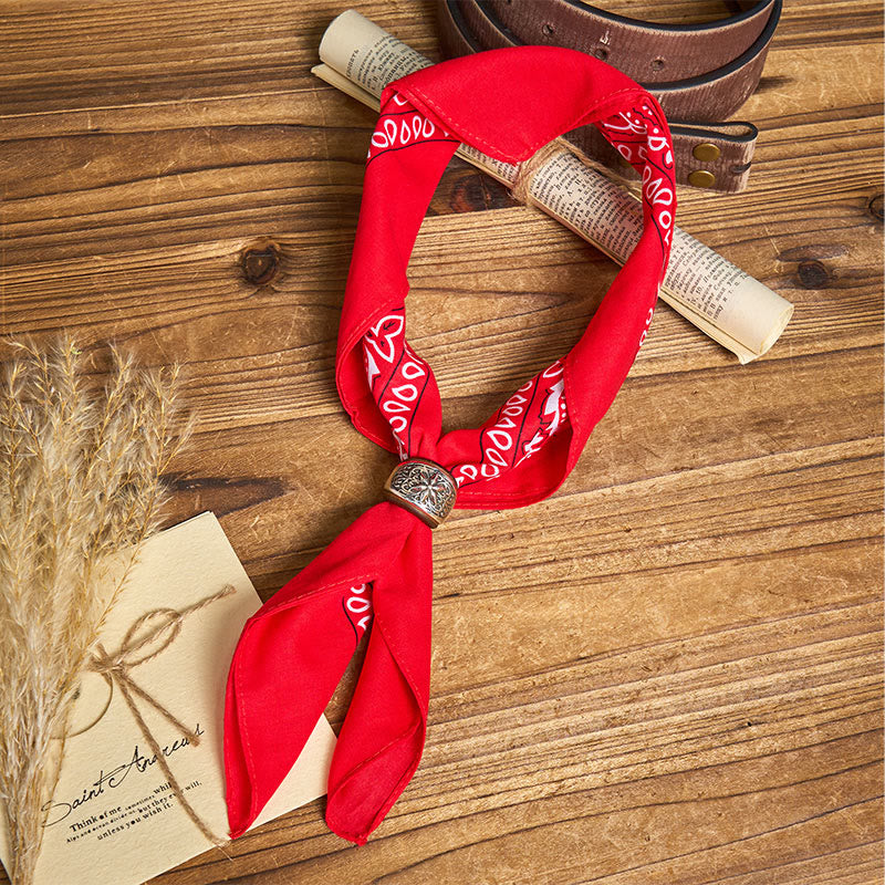 Pochette de costume imprimée hexagramme à bouton rond et noix de cajou - image 8