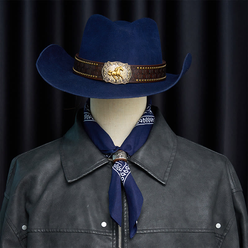 Pochette de costume imprimée hexagramme à bouton rond et noix de cajou - image 1