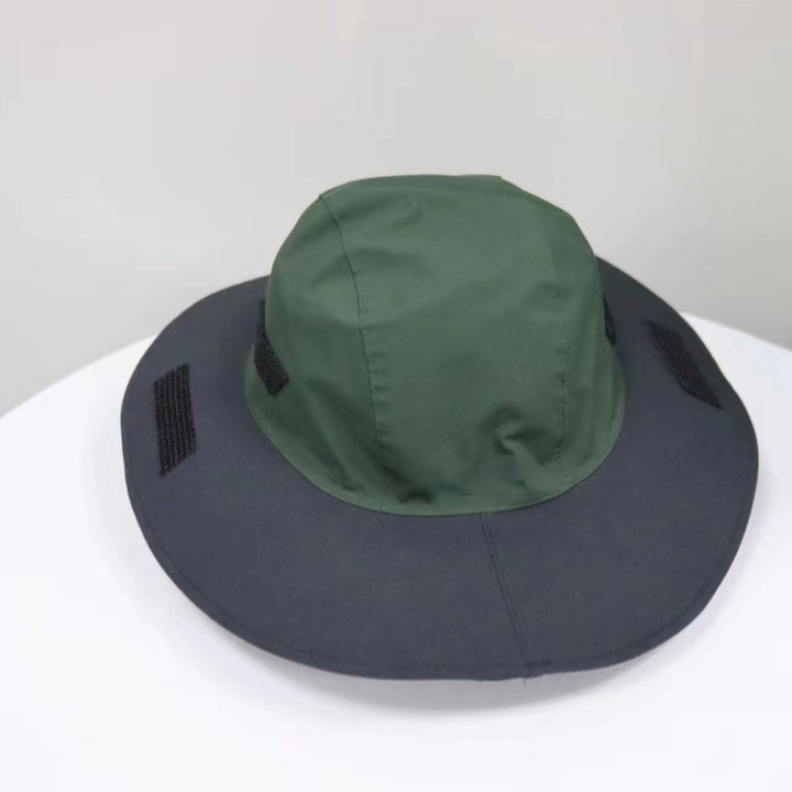 Chapeau de pêcheur imperméable, respirant et anti-UV pour l'extérieur - Vert - Réglable (environ 55 à 59 cm) - image 9