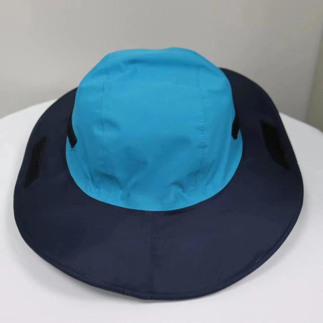 Chapeau de pêcheur imperméable, respirant et anti-UV pour l'extérieur - Bleu ciel - Réglable (environ 55 à 59 cm) - image 8