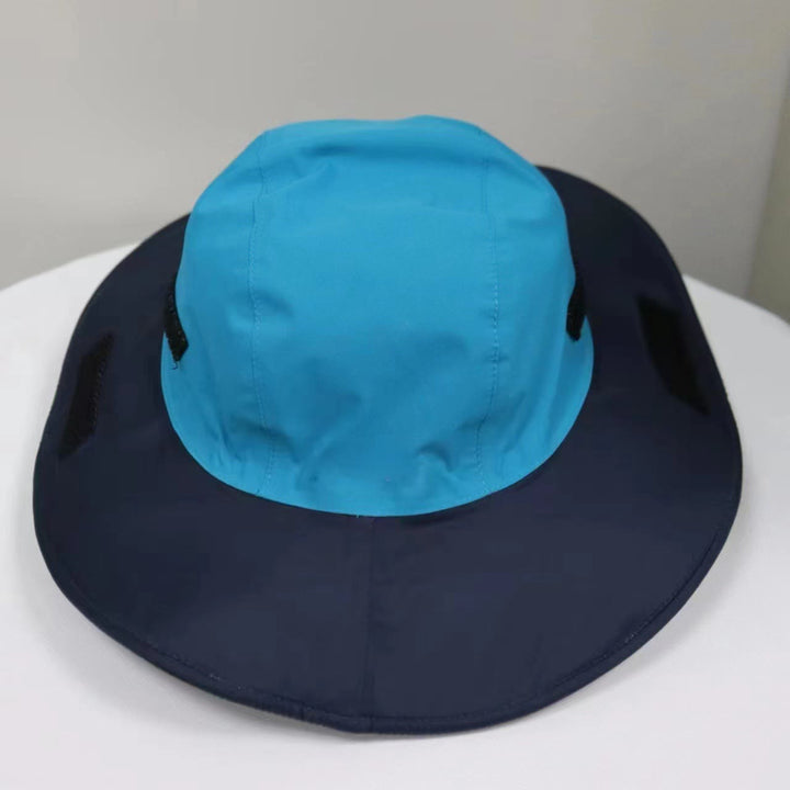 Chapeau de pêcheur imperméable, respirant et anti-UV pour l'extérieur - Bleu ciel - Réglable (environ 55 à 59 cm) - image 8