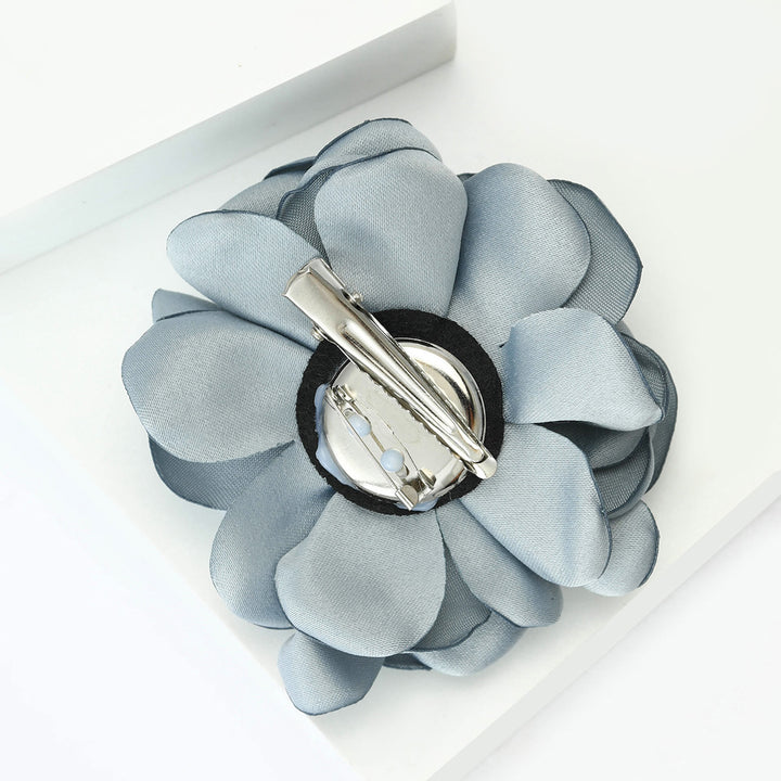 Broche élégante rose multicolore en satin brillant - image 5