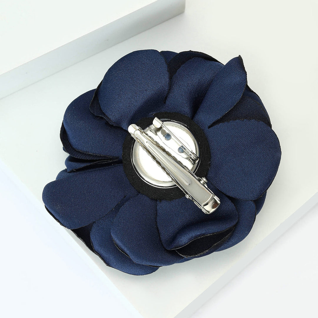 Broche élégante rose multicolore en satin brillant - image 7
