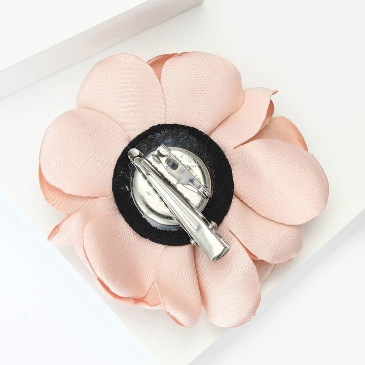 Broche élégante rose multicolore en satin brillant - image 11