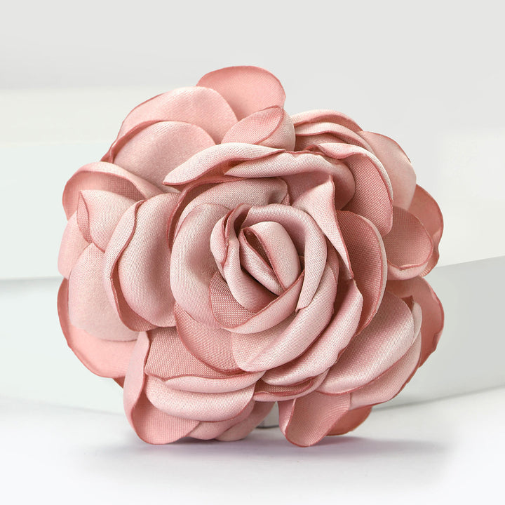Broche élégante rose multicolore en satin brillant - Rose - image 10