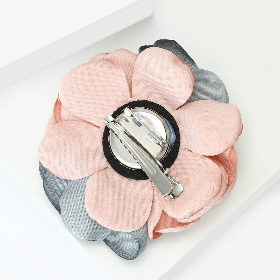 Broche élégante rose multicolore en satin brillant - image 15