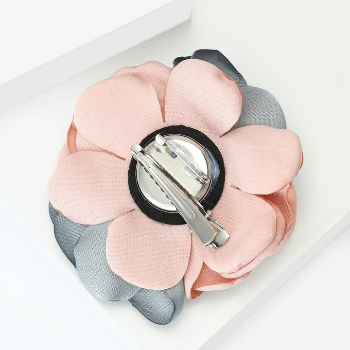 Broche élégante rose multicolore en satin brillant - image 15