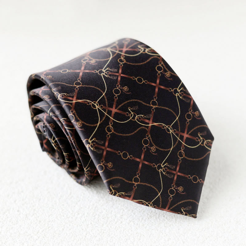Cravate verte personnalisée pour homme avec motif cheval, nouée à la main - Style n° 15 - image 17