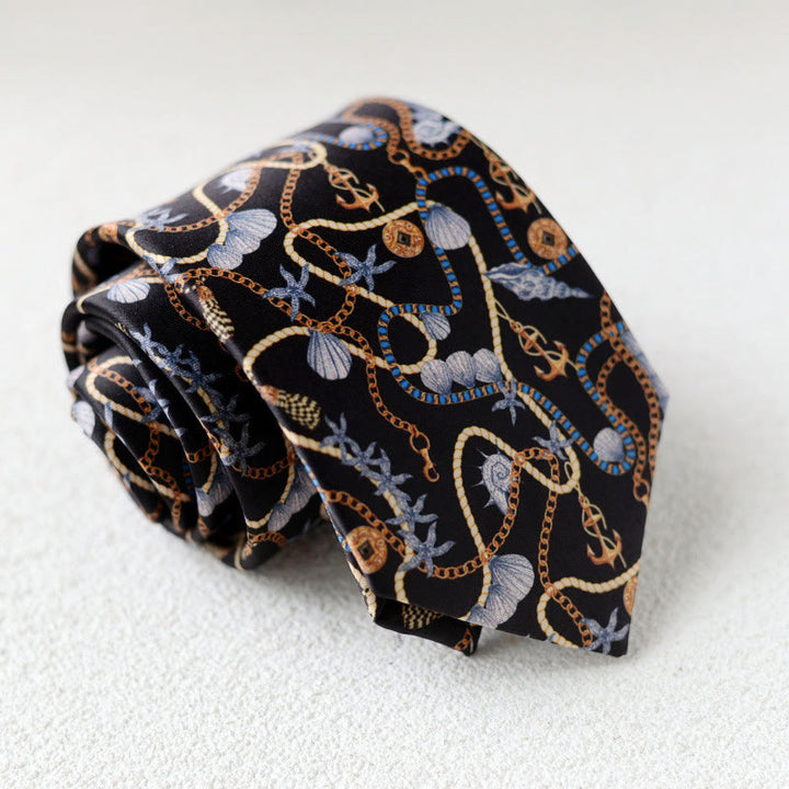 Cravate verte personnalisée pour homme avec motif cheval, nouée à la main - Style n° 3 - image 5