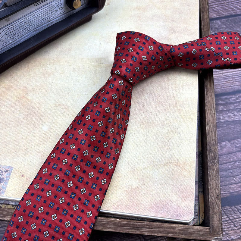 Cravate personnalisée pour homme, style rétro, à motifs et à nouer à la main. - Style n° 20 - image 22