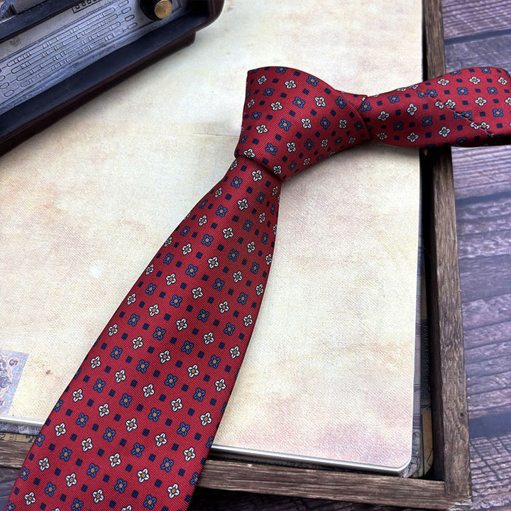 Cravate personnalisée pour homme, style rétro, à motifs et à nouer à la main. - Style n° 20 - image 22