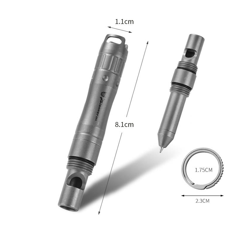 Stylo tactique EDC en alliage Lifeguard pour écran tactile - Stylo à bille - image 1
