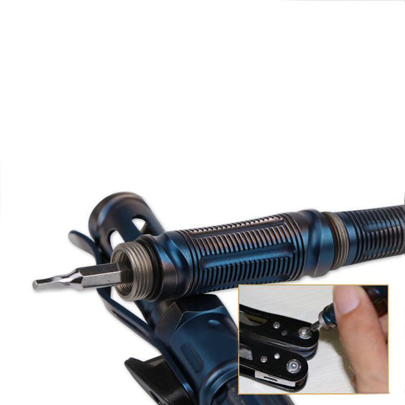 Stylo tactique multifonctionnel EDC avec lampe et sifflet - image 11