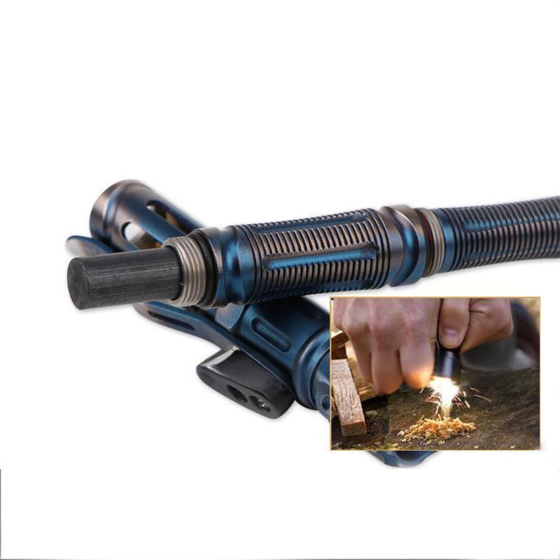 Stylo tactique multifonctionnel EDC avec lampe et sifflet - image 8