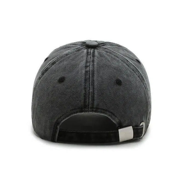 Casquette de baseball vintage style nautique usée avec broderie d'ancre - image 4