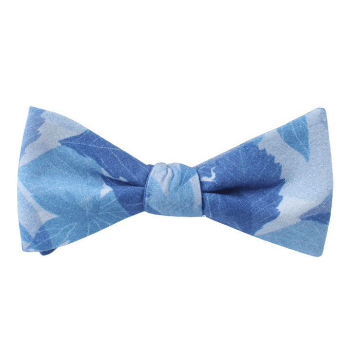 Nœud papillon polyvalent pour homme en tissu à motifs variés - Bleu clair - image 2