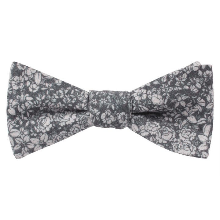 Nœud papillon polyvalent pour homme en tissu à motifs variés - Gris - image 1