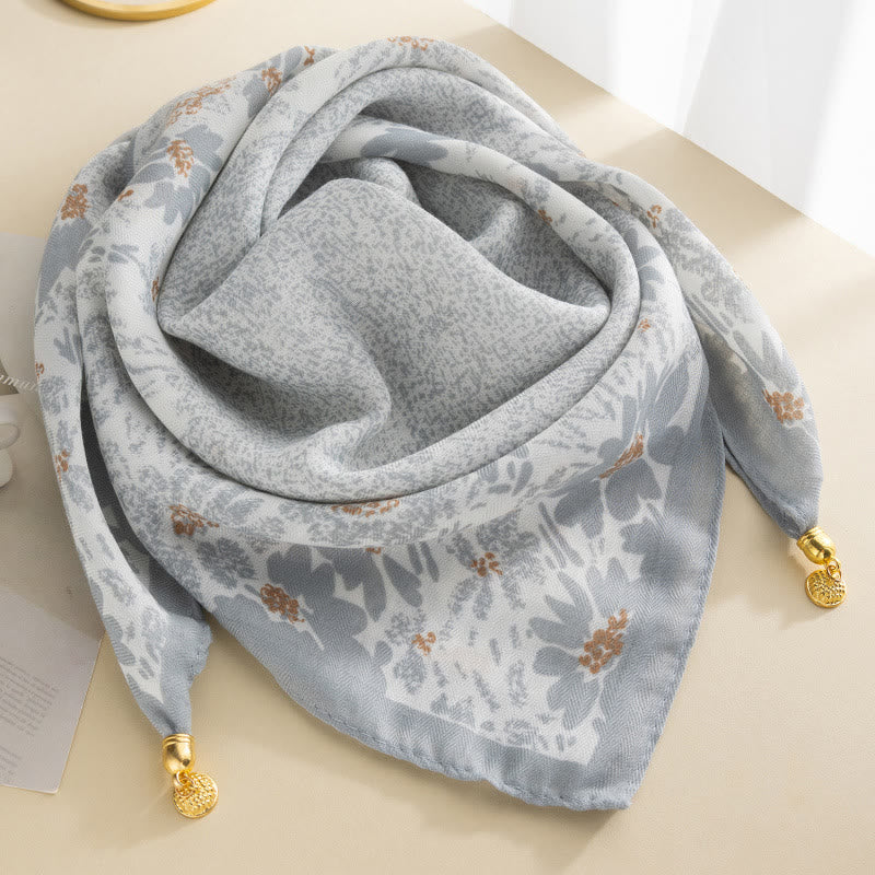 Cravate carrée magnétique élégante à pois roses rétro pour femme - Style n° 19 - image 18