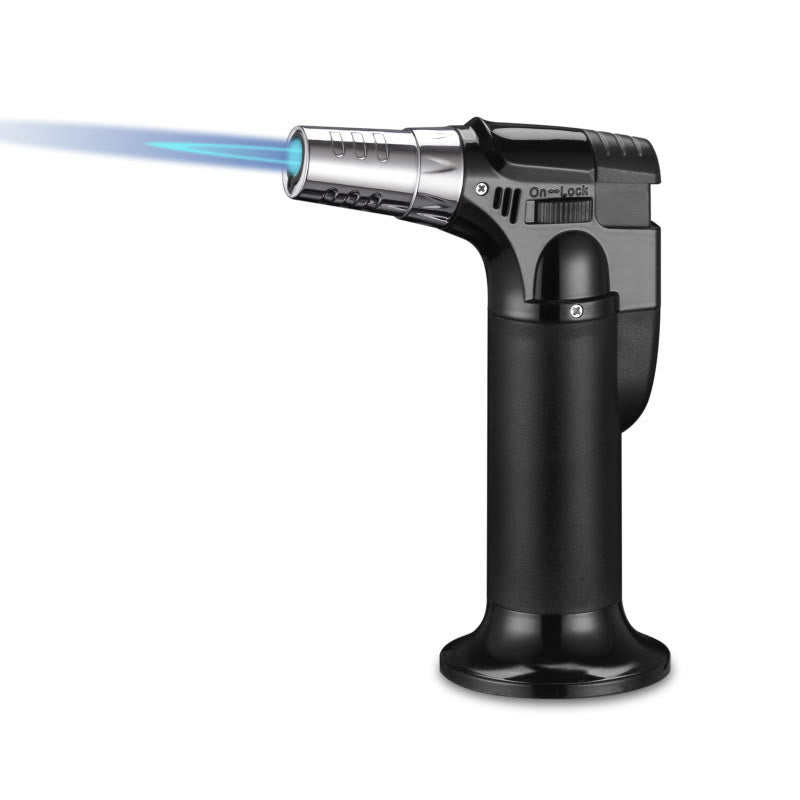Pistolet à peinture coupe-vent avec poignée et briquet à butane - Noir - image 3