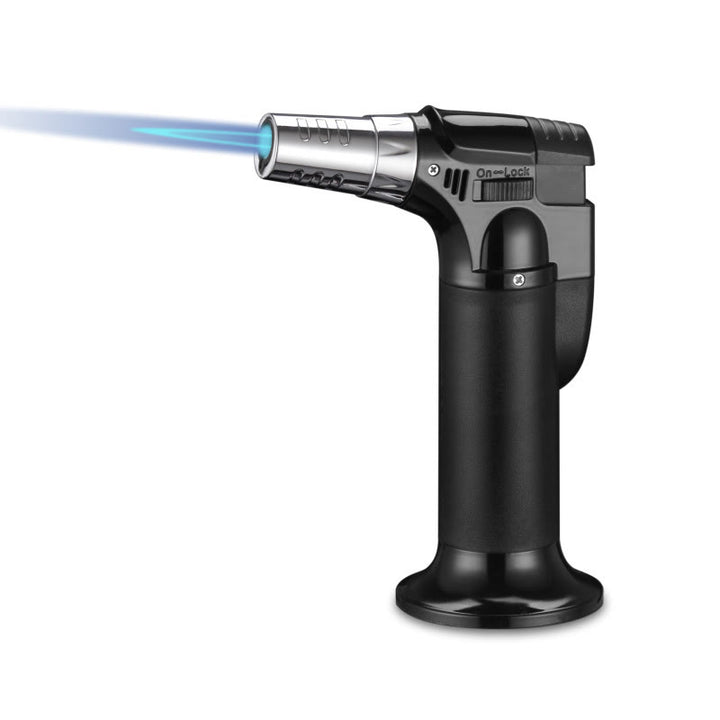 Pistolet à peinture coupe-vent avec poignée et briquet à butane - Noir - image 3