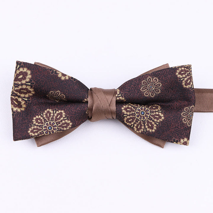 Nœud papillon pour homme en tissu à motifs variés - Style n° 9 - image 8